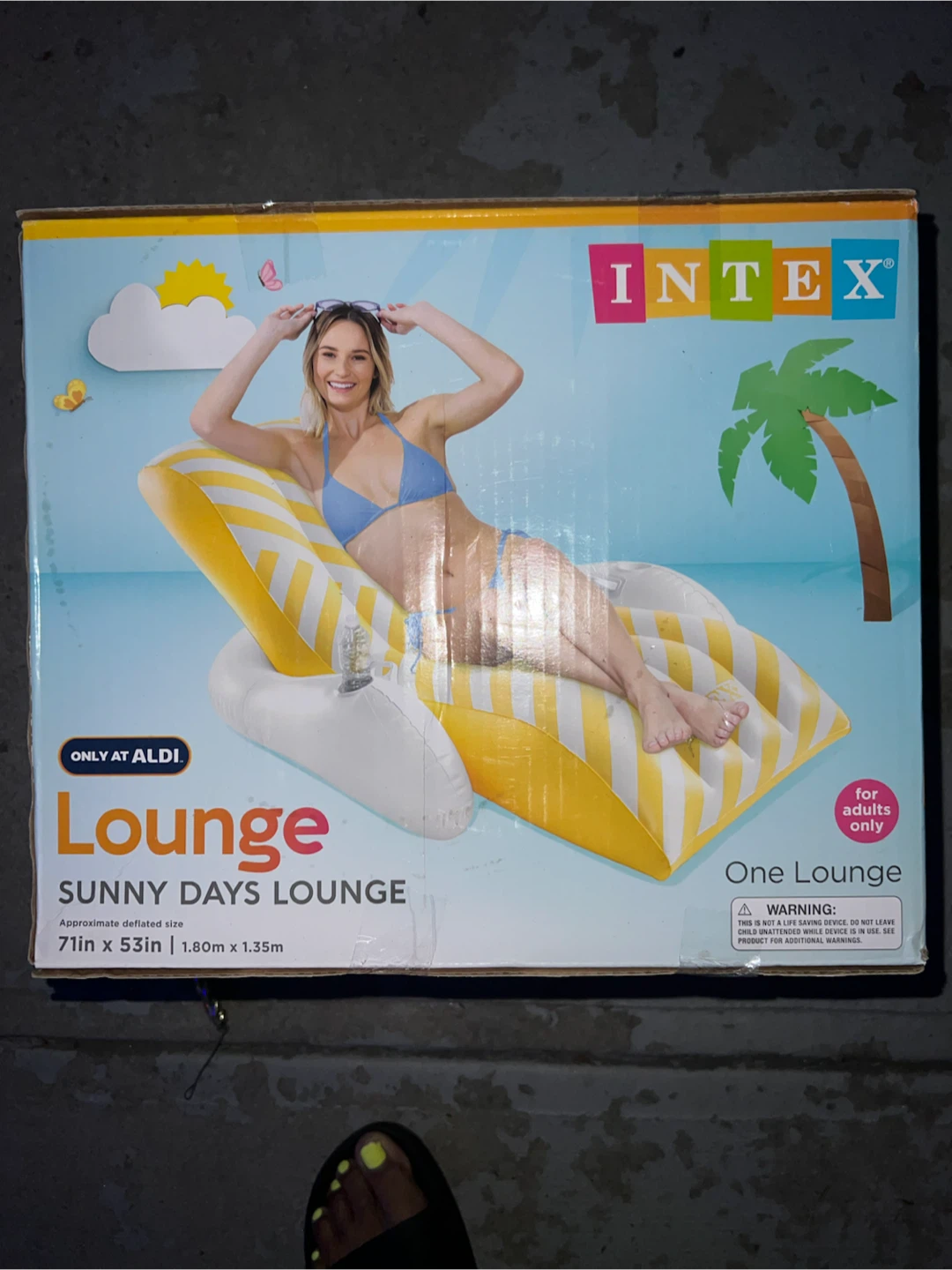 INTEX Sunny Days Lounge, 71in x 53in - photo 3