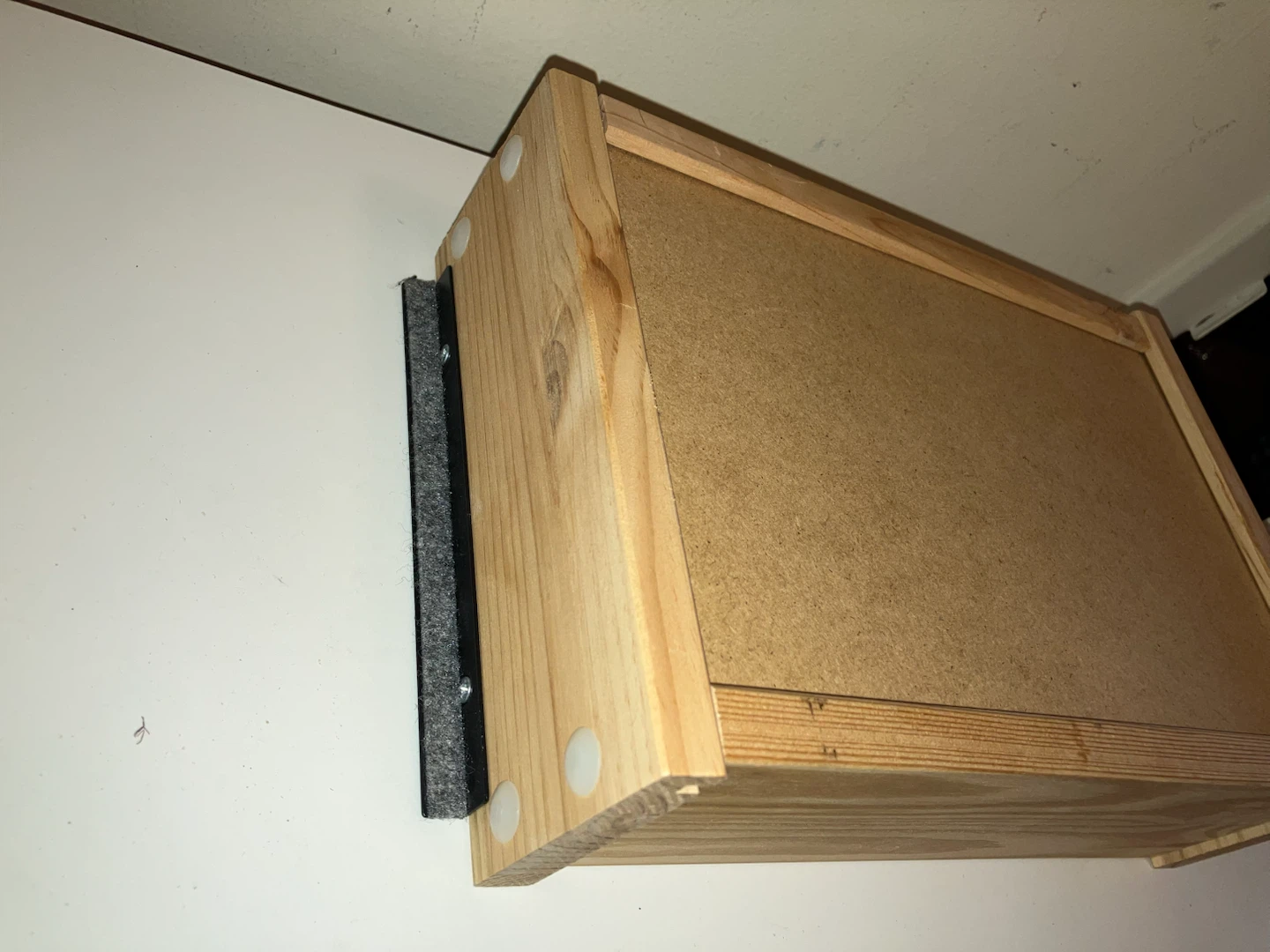 Wooden Storage Box with Black Accents - photo 4