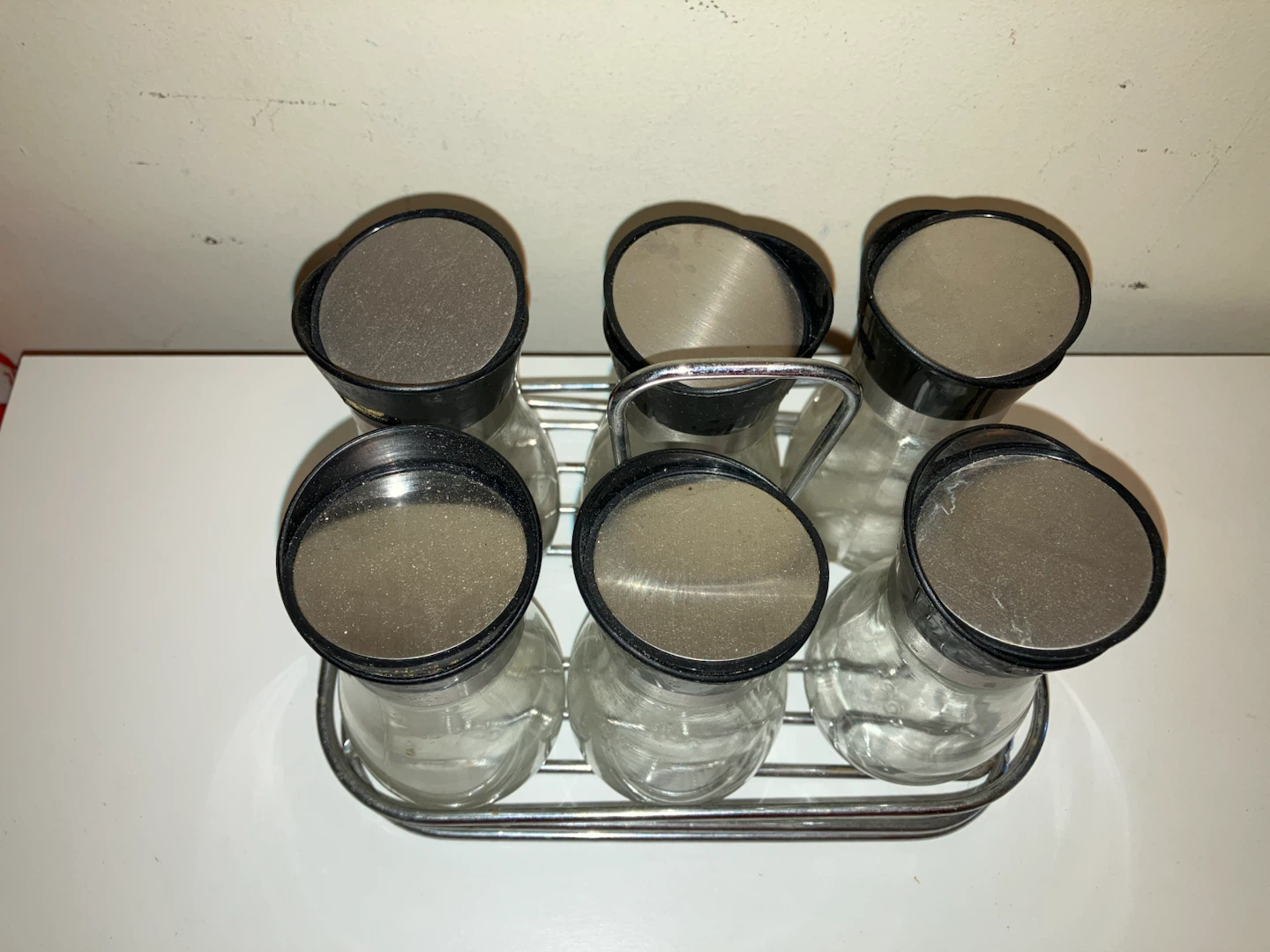Glass Spice Shaker Set with Caddy - photo 2