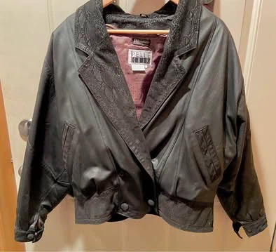 Authentic Vintage 80s Leather Jacket