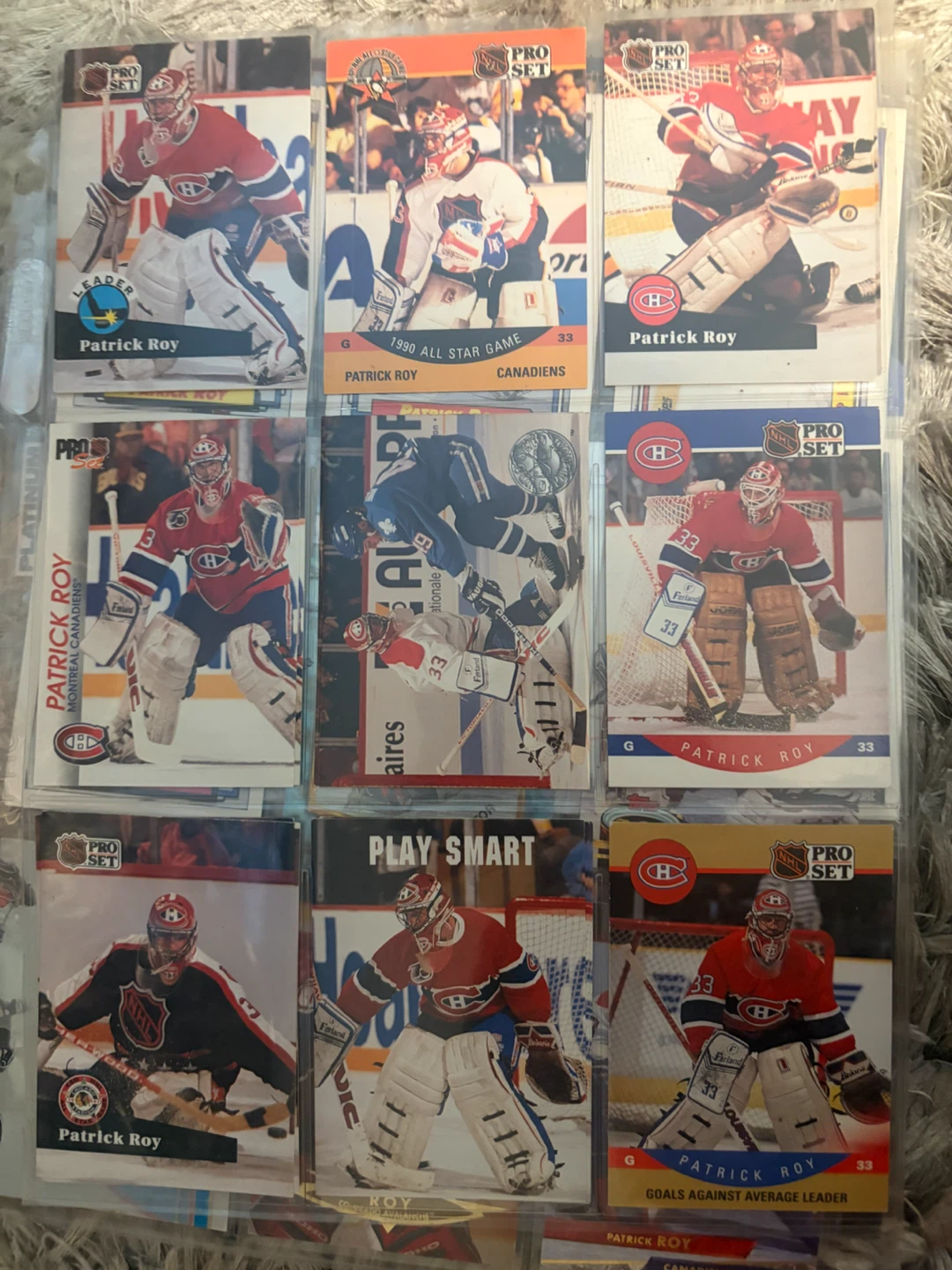 Collection of Patrick Roy Hockey Cards - photo 3