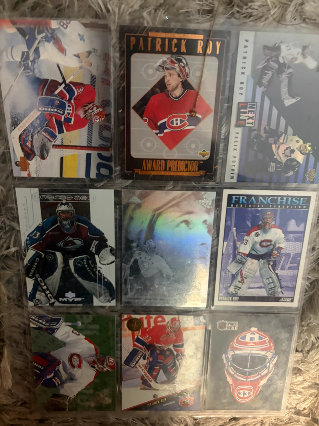 Collection of Patrick Roy Hockey Cards - photo 4