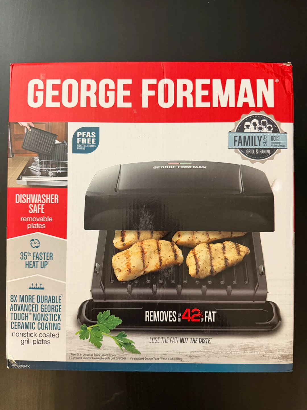 George Foreman Family Grill & Panini Press