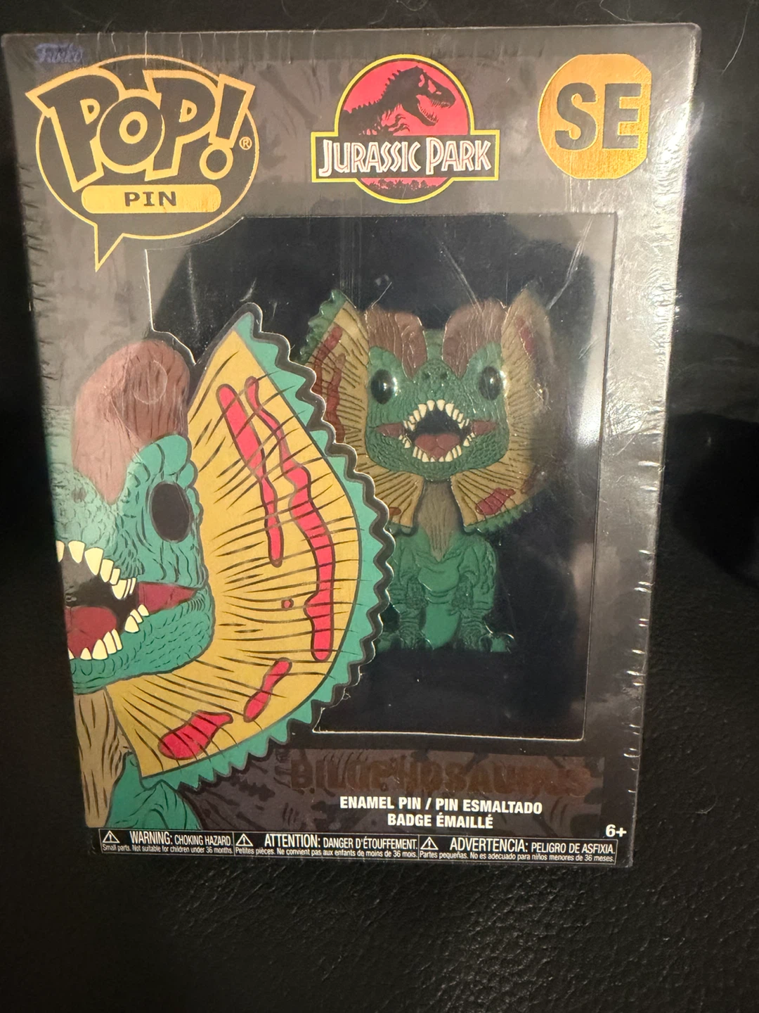 Funko POP! Pin Jurassic Park Dilophosaurus Enamel Pin