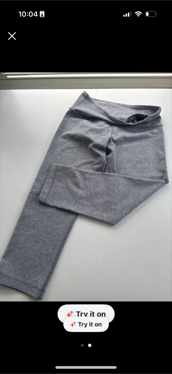 GreyLululemon  Capris- like new