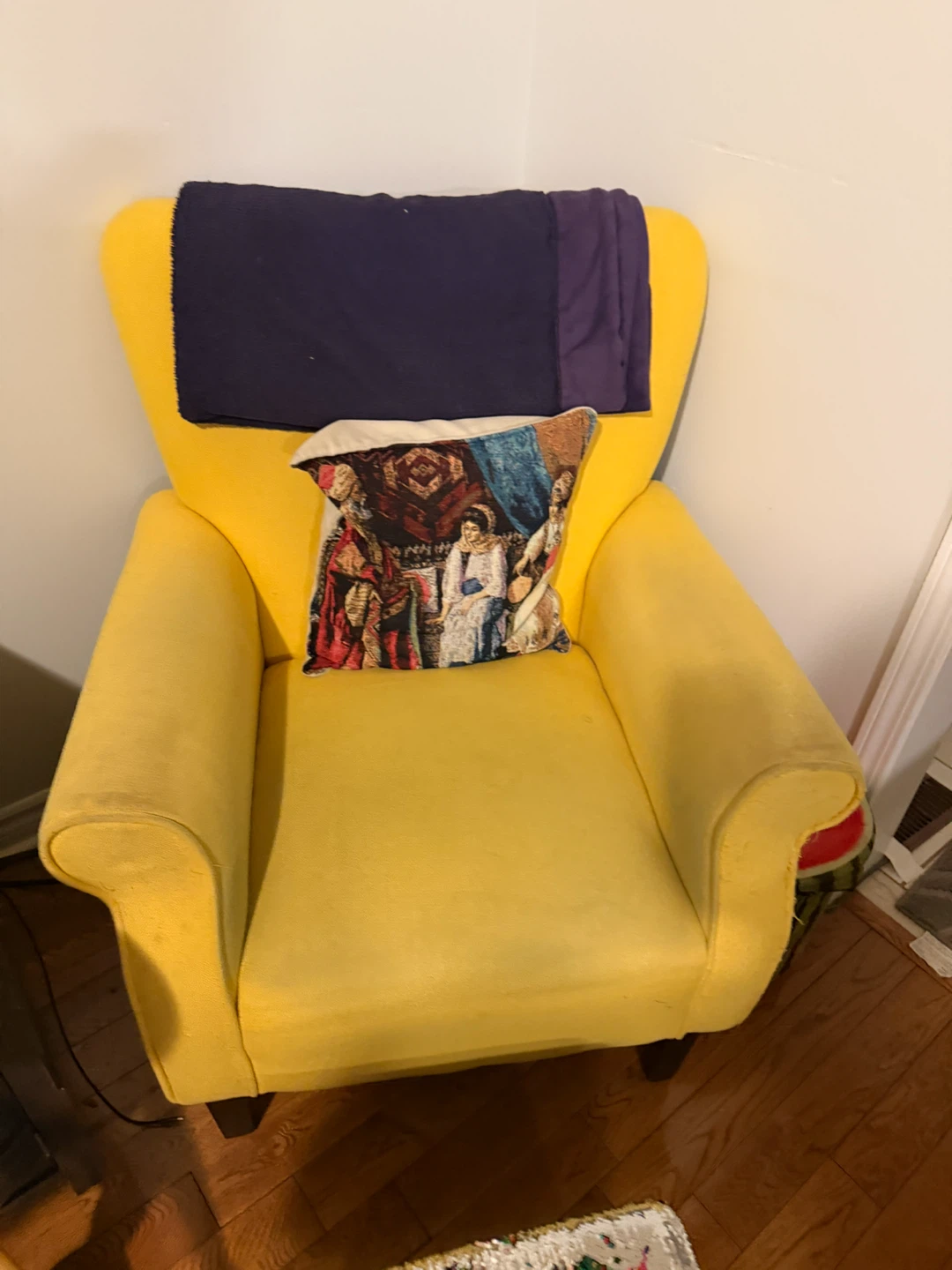 Yellow Accent Chair - photo 2