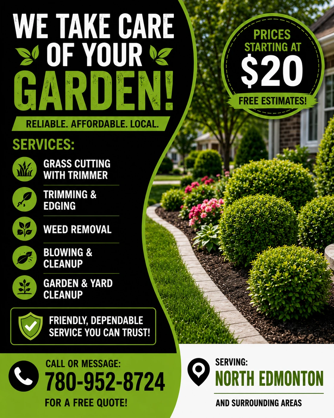 Yard & Garden Care Services in North Edmonton