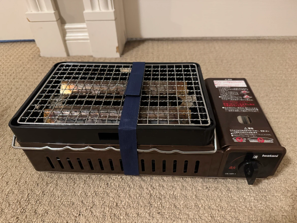 Iwatani Portable Butane Gas BBQ Grill - Gently Used