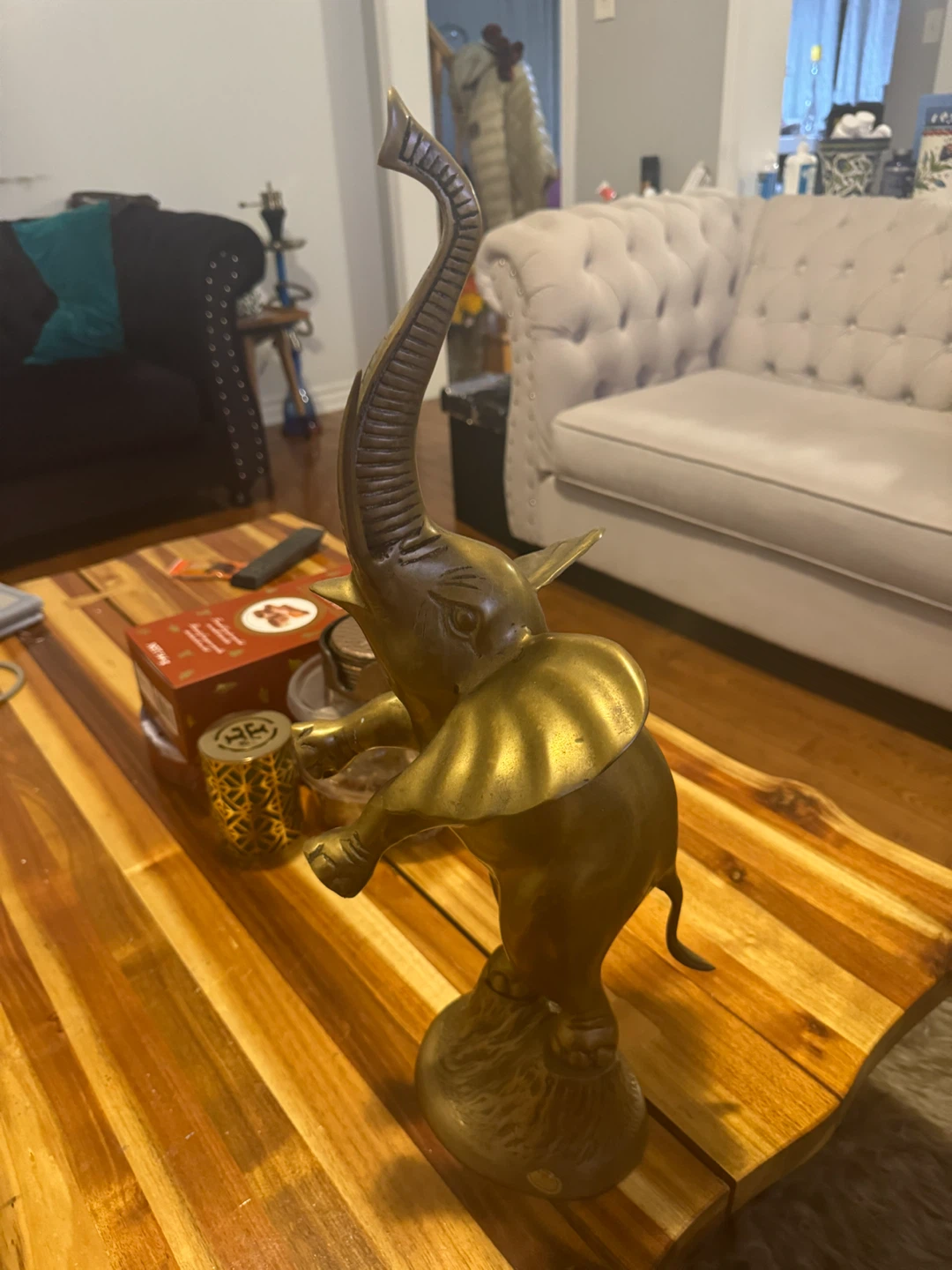 Brass Elephant Figurine - photo 5