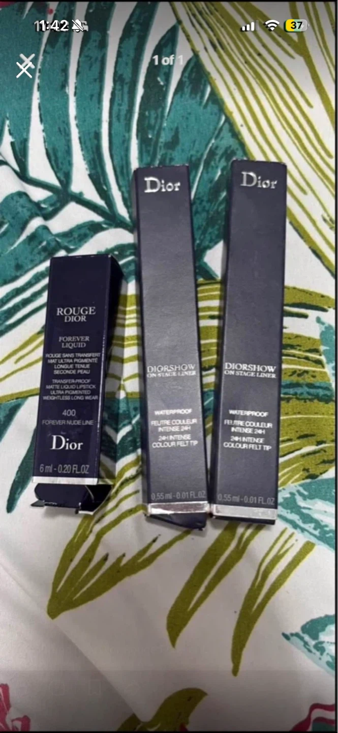 Dior Rouge Liquid Lipstick & Diorshow Eyeliner