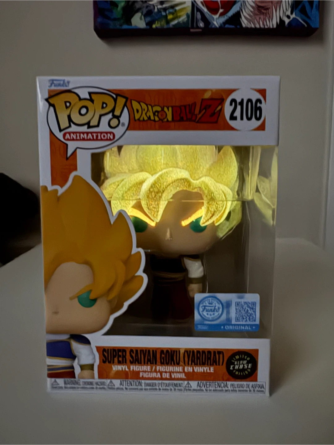 Yardrat Goku GITD Chase RARE Dragon Ball Z #2106 Funko Pop
