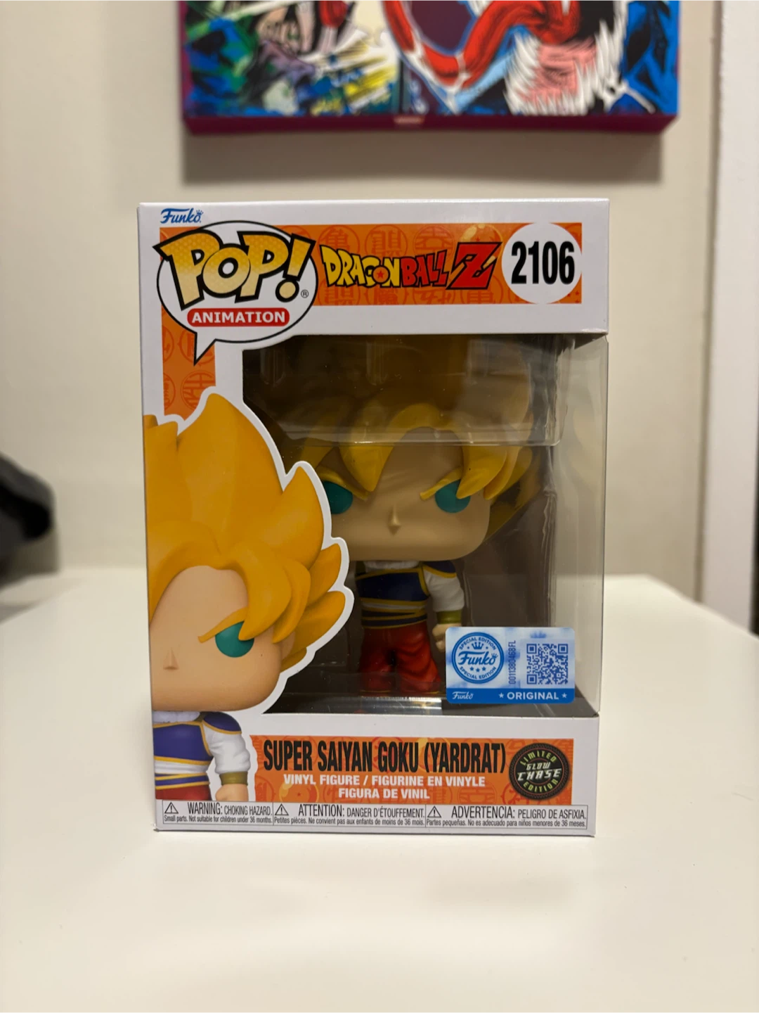 Yardrat Goku GITD Chase RARE Dragon Ball Z #2106 Funko Pop - photo 2