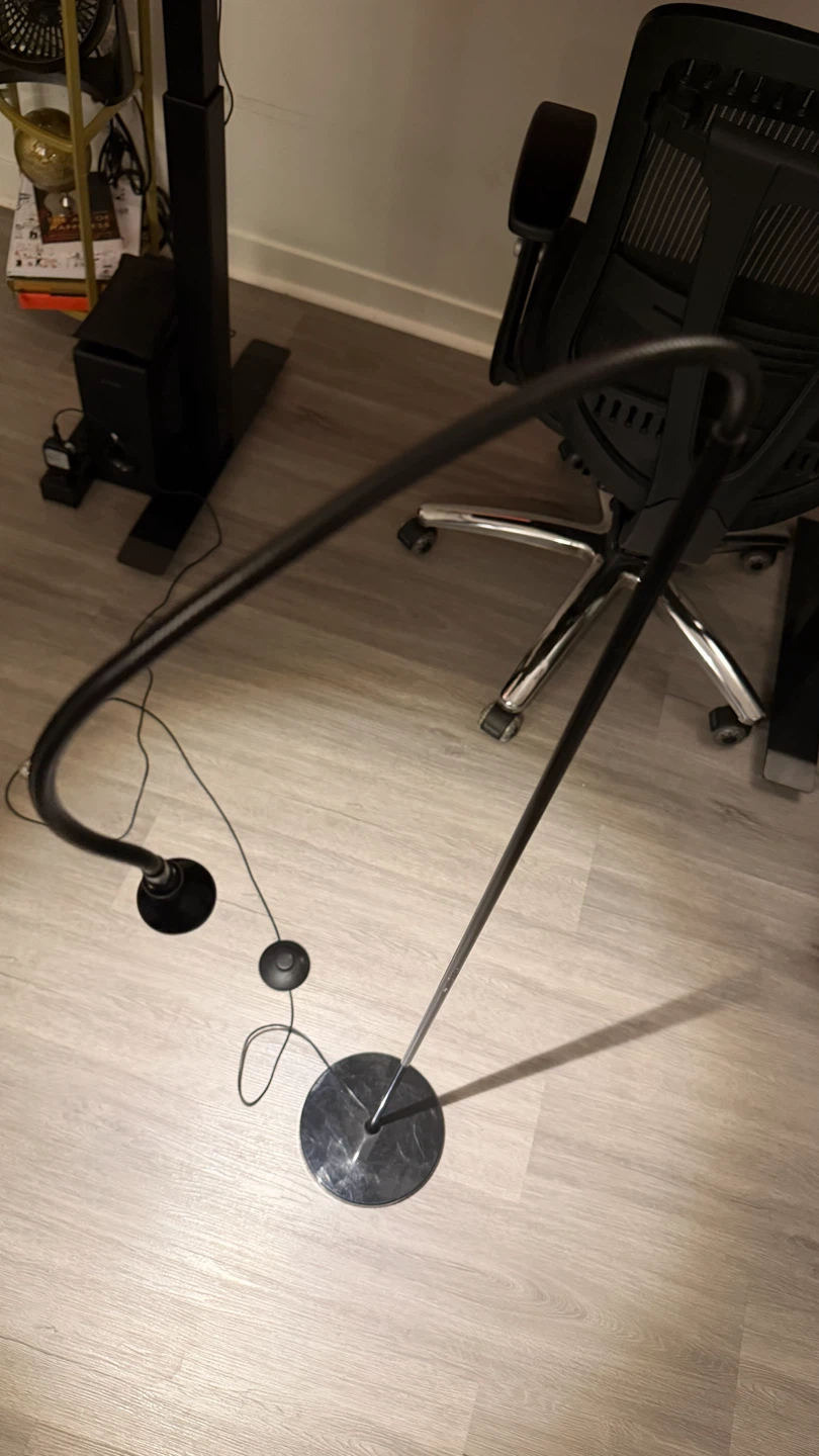 Black Floor Lamp with  Base