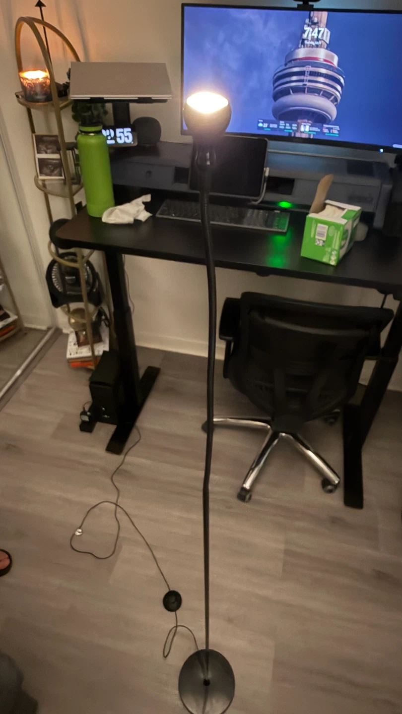 Black Floor Lamp with  Base - photo 3