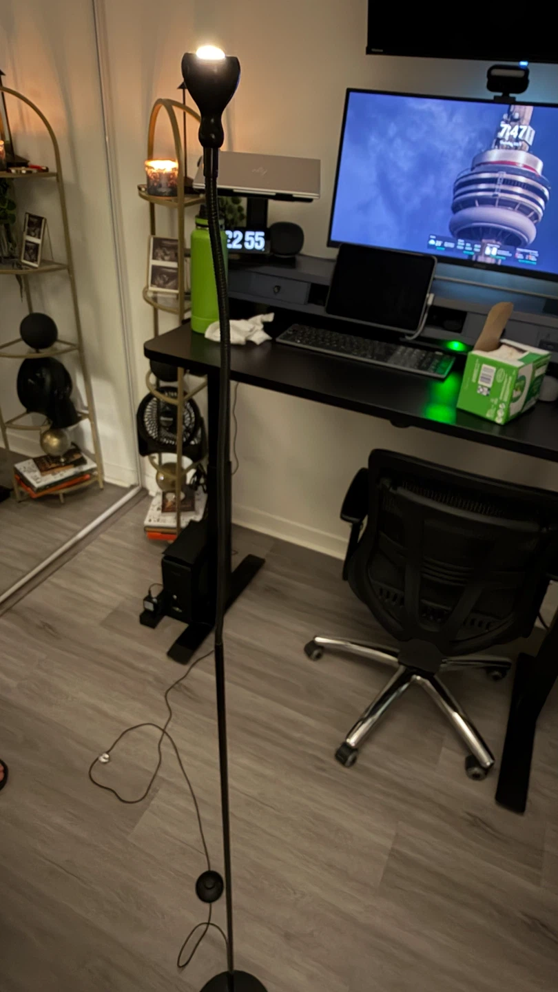 Black Floor Lamp with  Base - photo 4