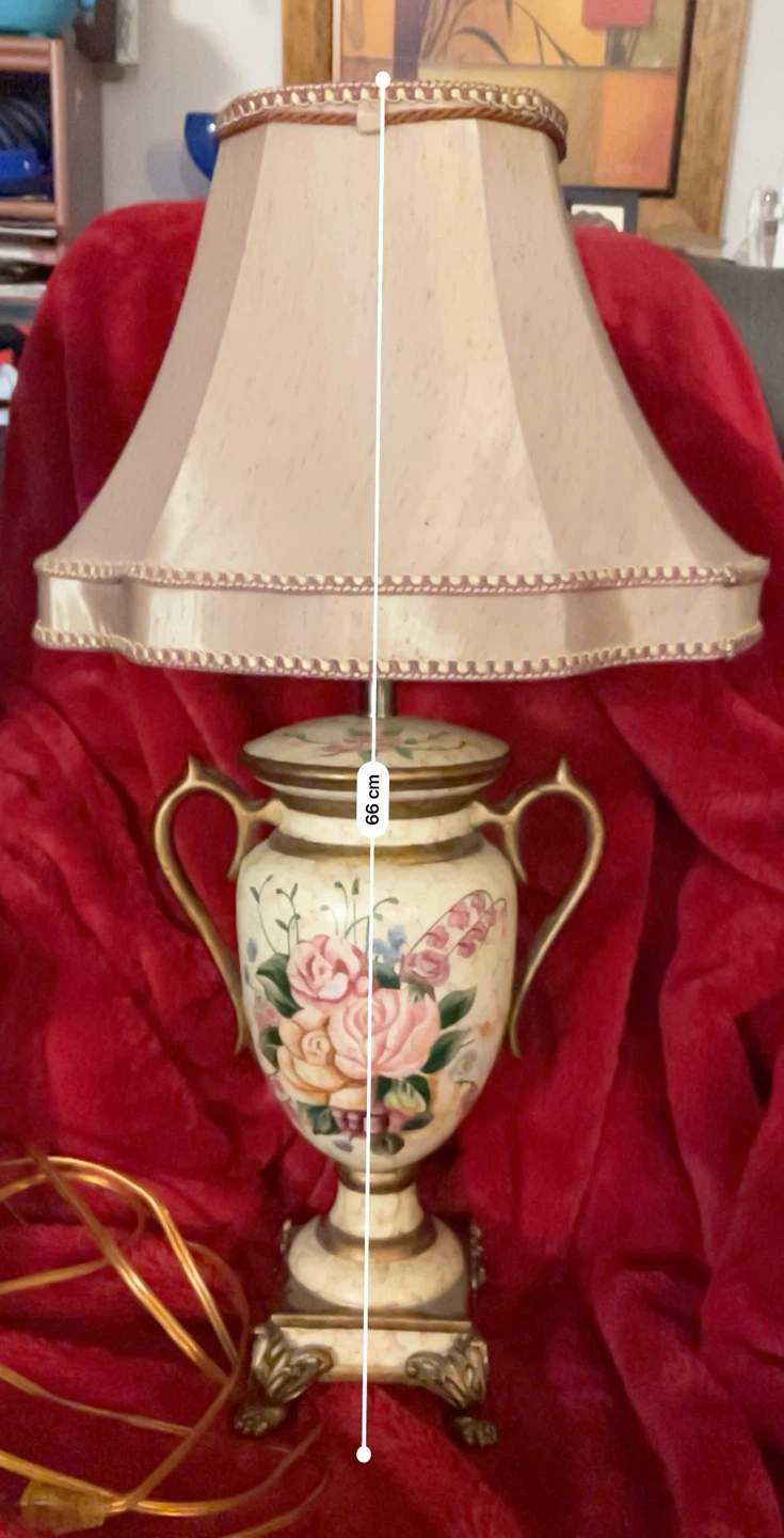 Vintage Floral Table Lamp - photo 5