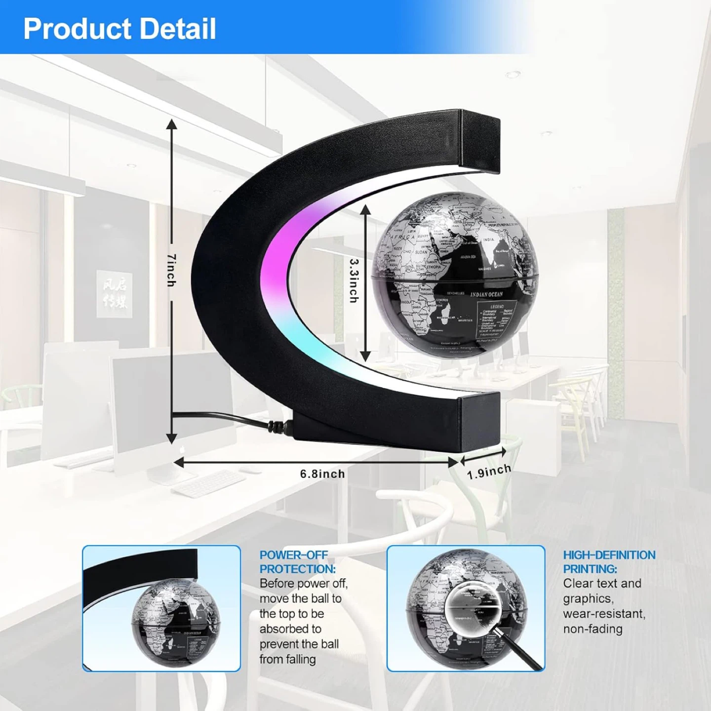 Magnetic Levitation Floating Globe