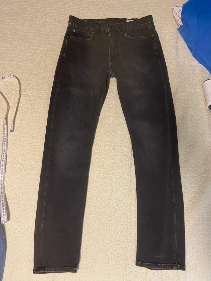 rag & bone Fit 2 Slim Jeans - Washed Black, Size 30W 32L
