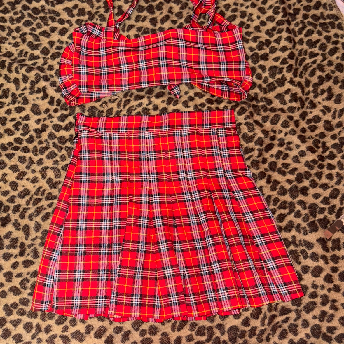 omighty plaid 2pc set - photo 2