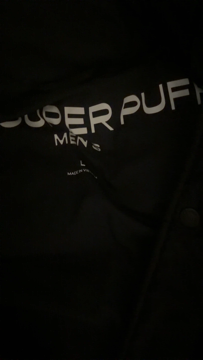 Super Puff Men's Puffer Vest - Black, Size L - photo 2