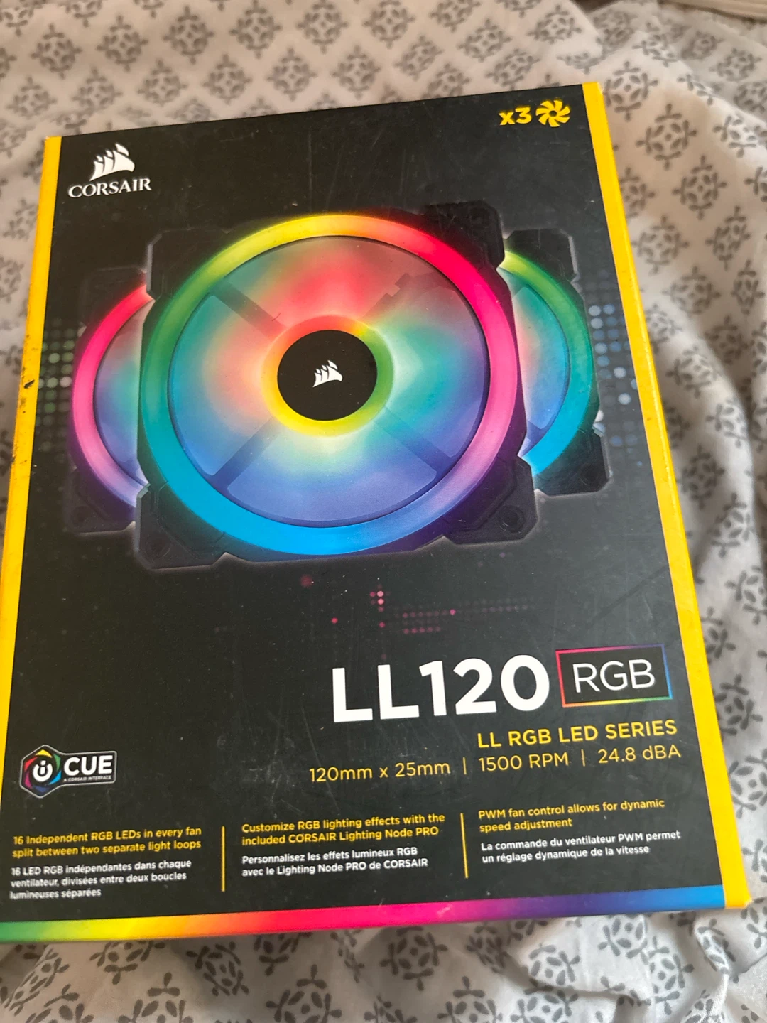 Corsair LL120 RGB LED Series Fans (3-Pack)