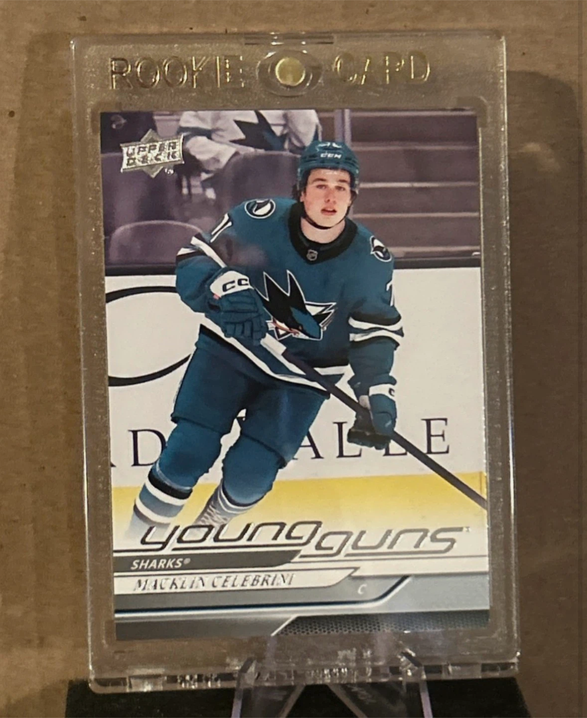 Macklin Celebrini young guns Rookie Card