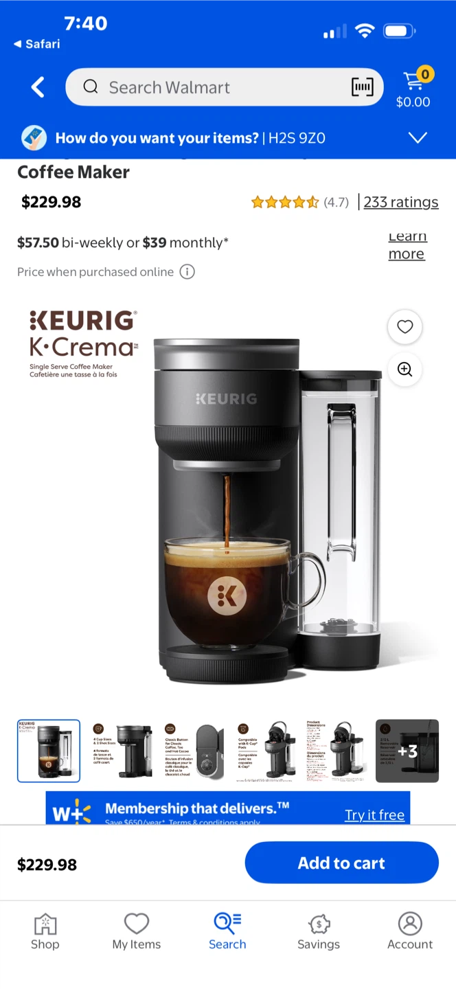 Brand new coffee machine