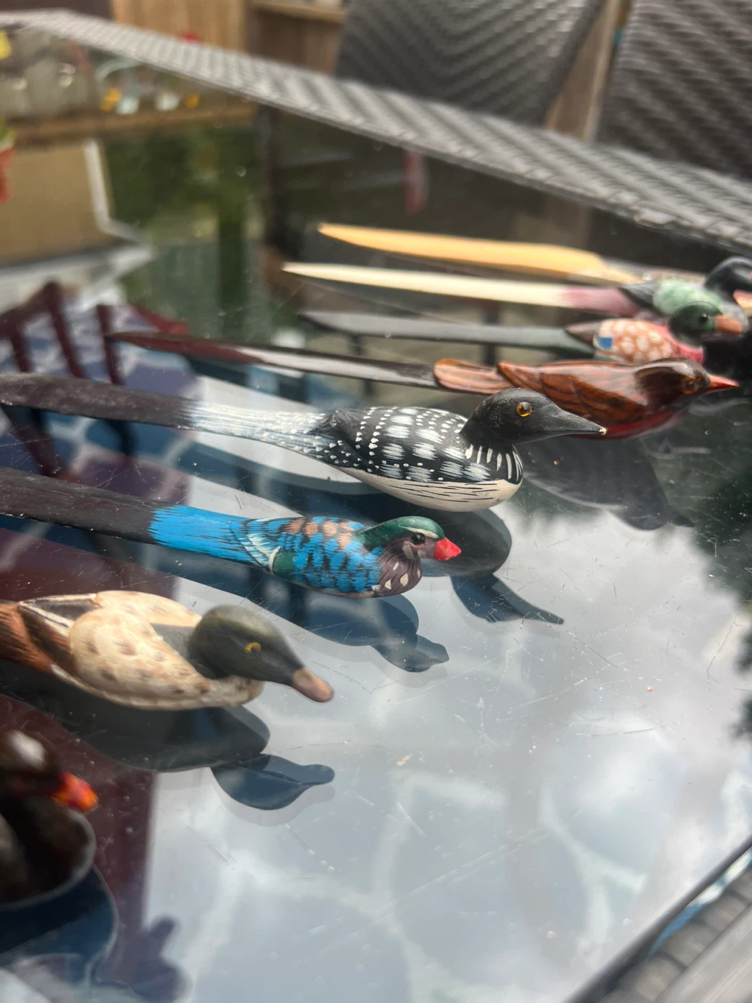 Wooden Bird Letter Opener Set - photo 2