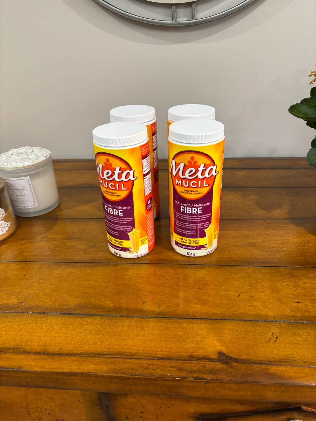 Meta Mucil Multi-Health Fibre Powder (4 x 504g)