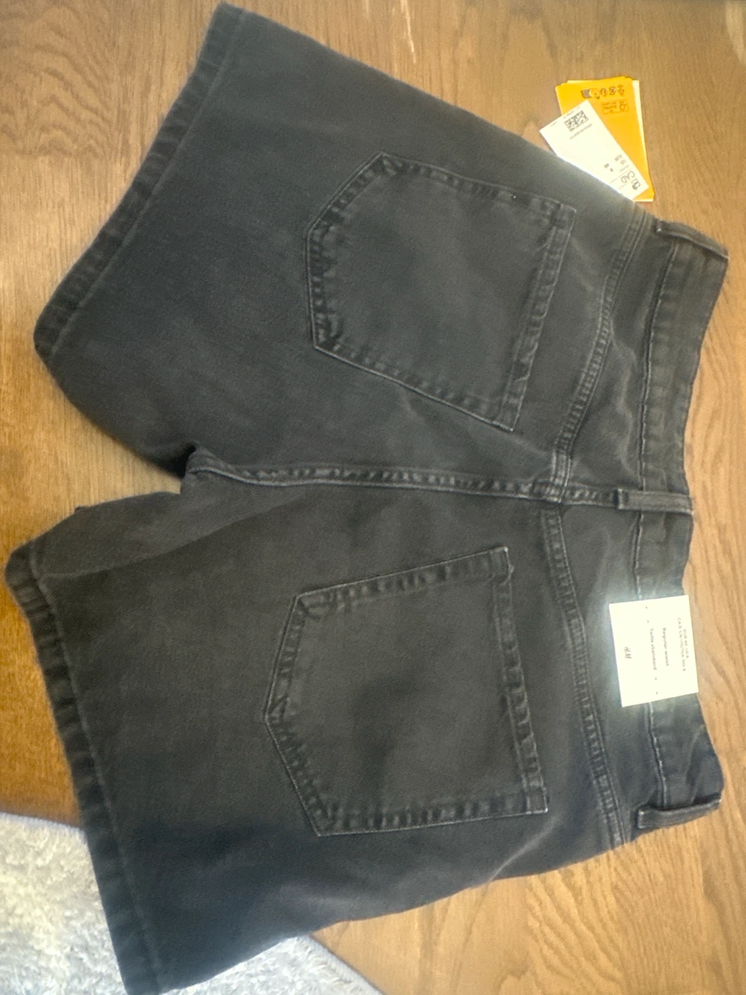 H&M Black Denim Shorts - Size 8 - photo 2