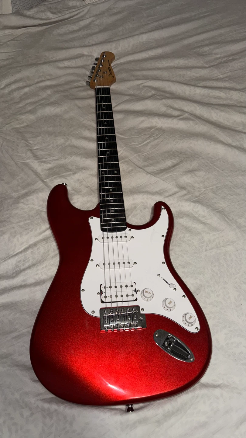 Donner Electric Guitar with Accessories - Red