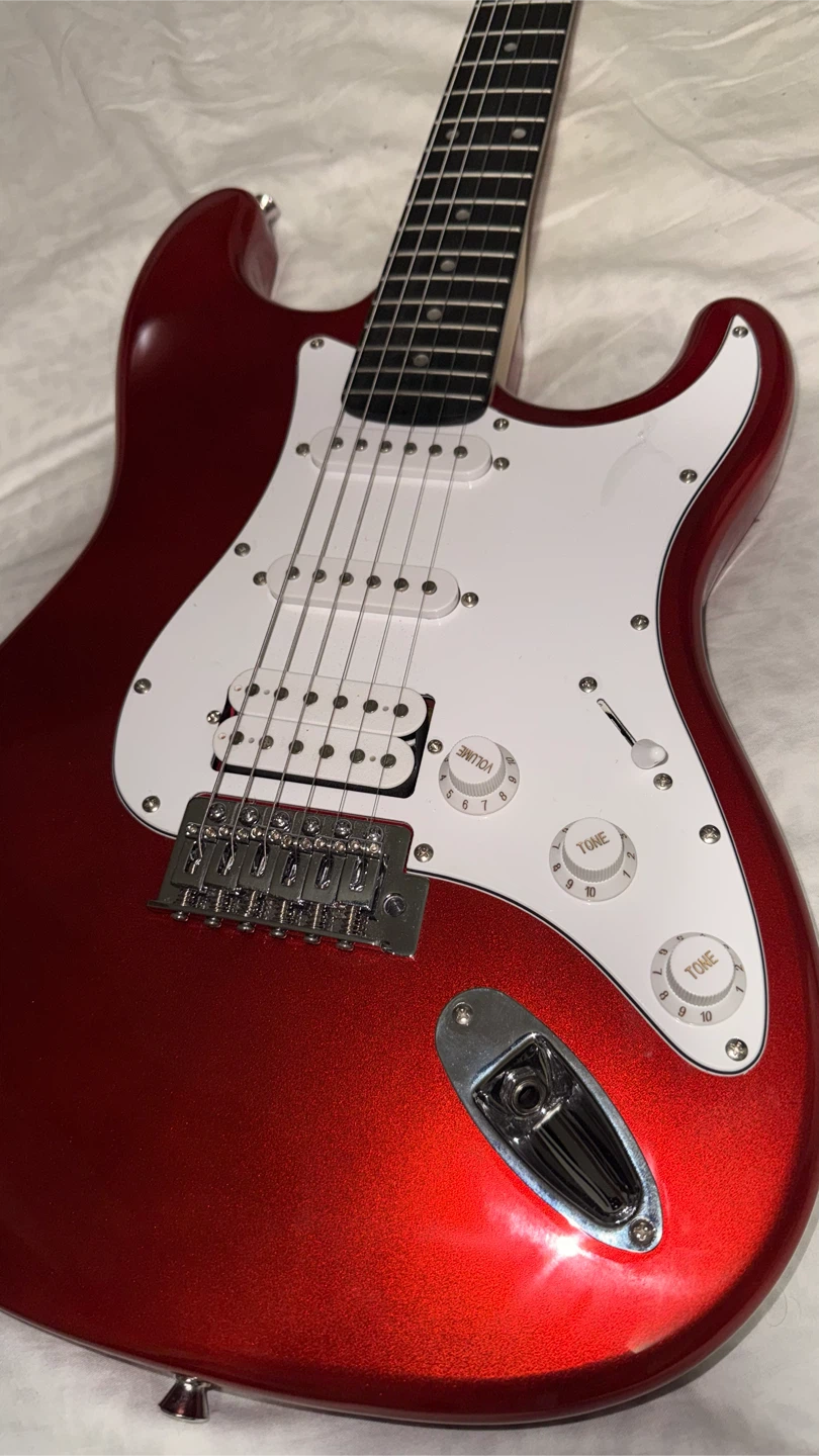 Donner Electric Guitar with Accessories - Red - photo 5
