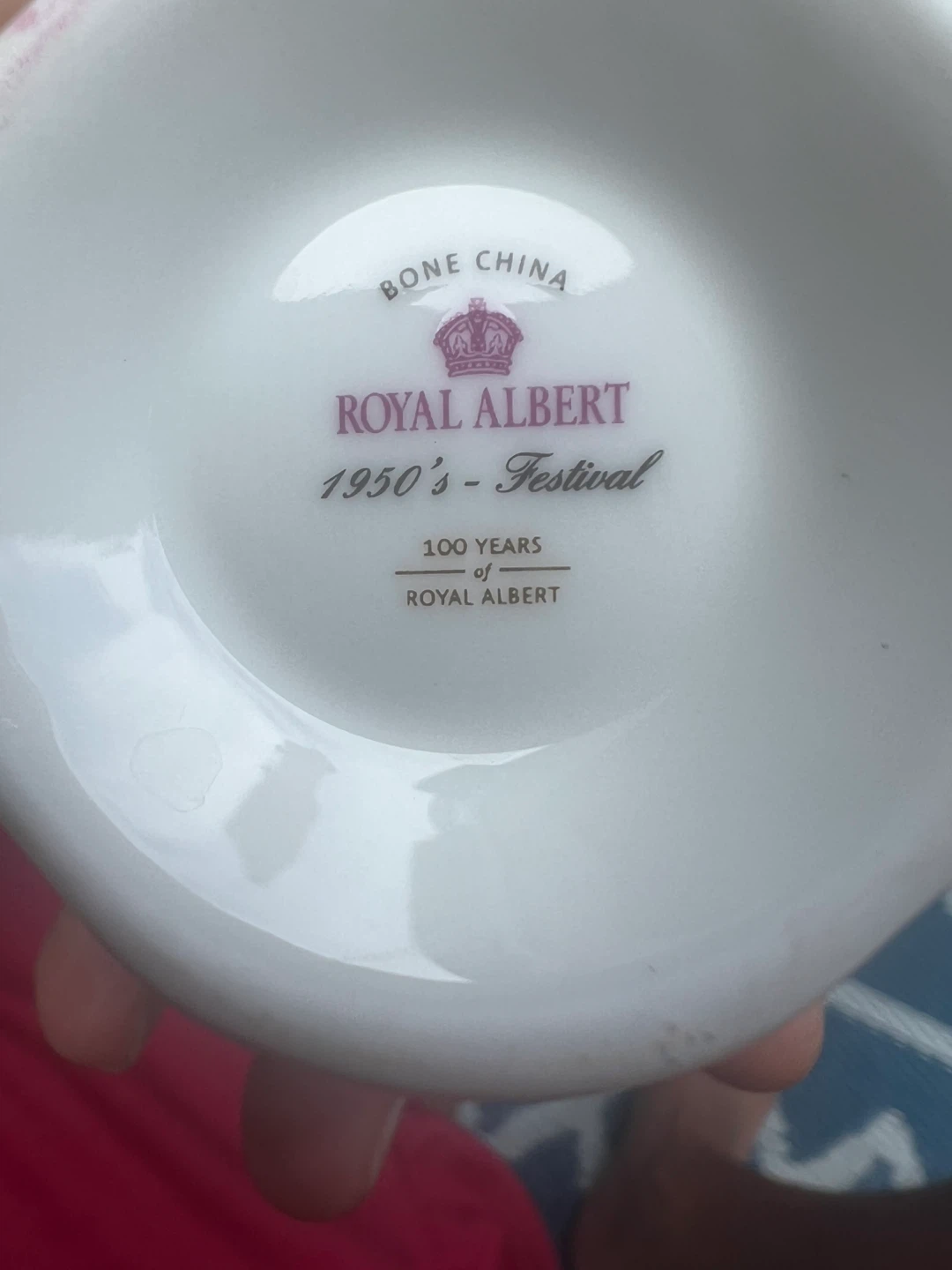 Royal Albert 1950's Festival Bone China Cup and Saucer Set - photo 4