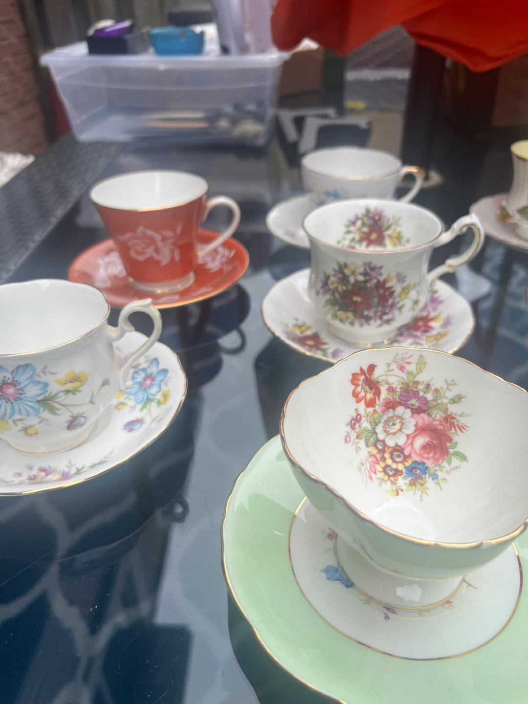 Assorted Royal Albert, Aynsley & Hammersley Bone China Teacups - photo 2