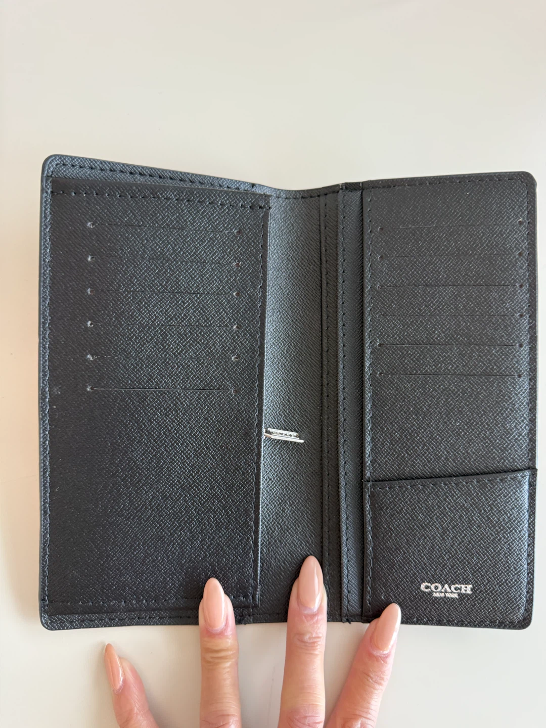 COACH Wallet - Black Signature Monogram - photo 3