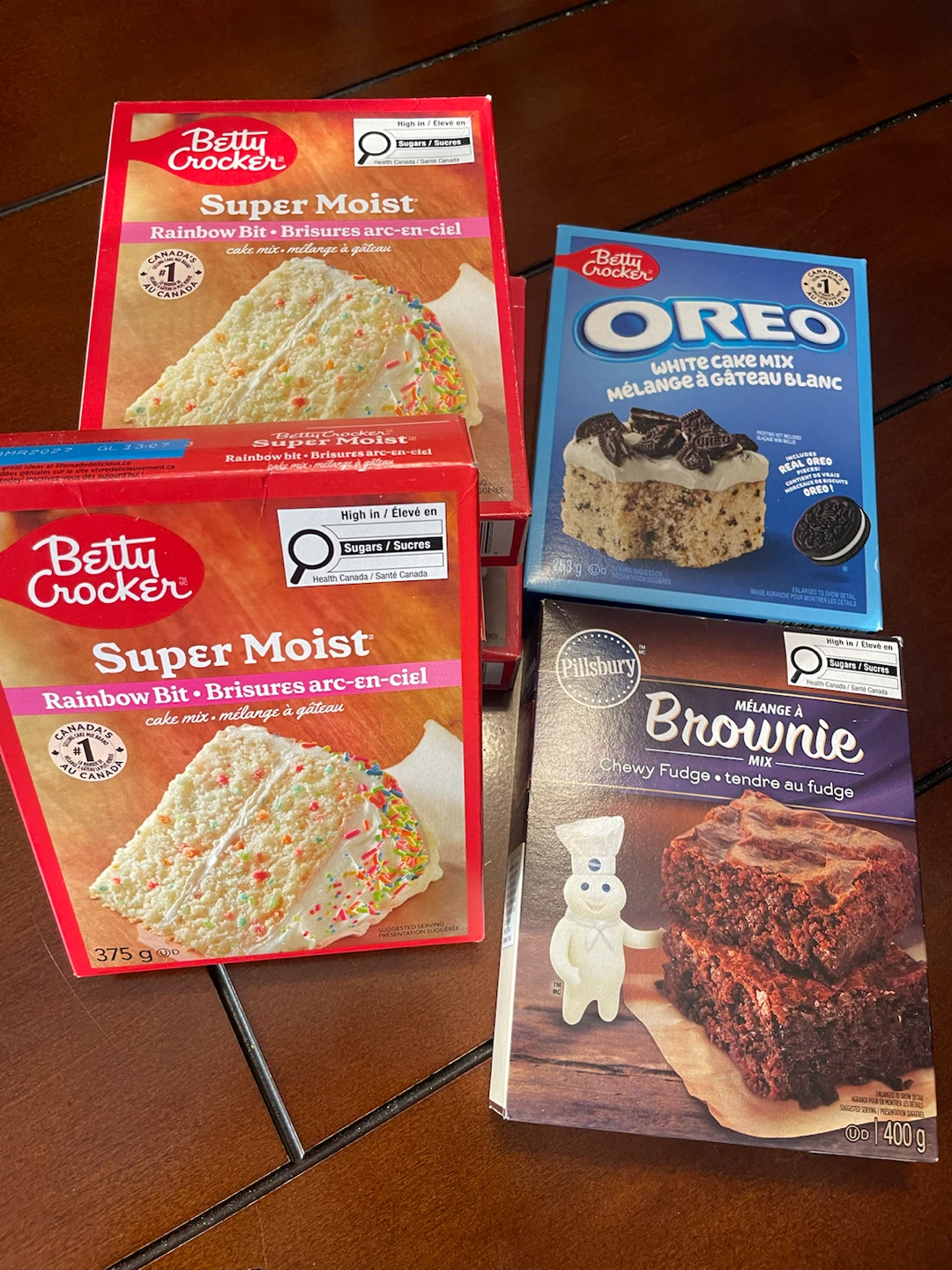 NEW! Cake Mixes, Rainbow Sprinkles, Oreo, Brownies