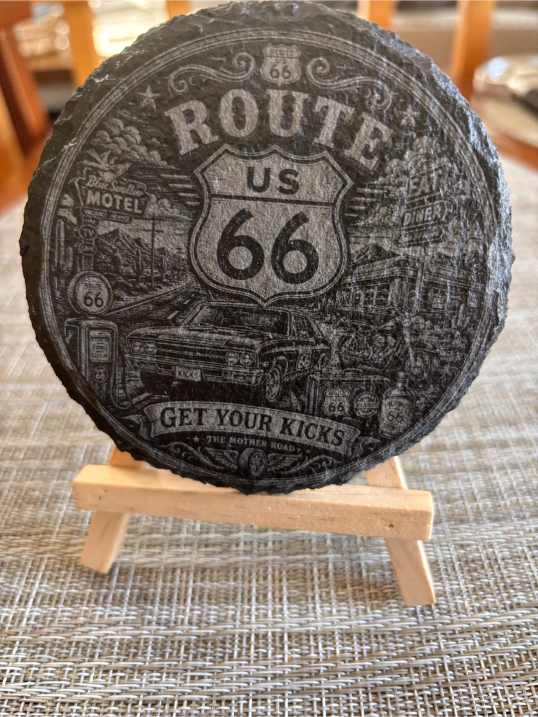 Engraved Slate Coasters - Multiple Designs - photo 2
