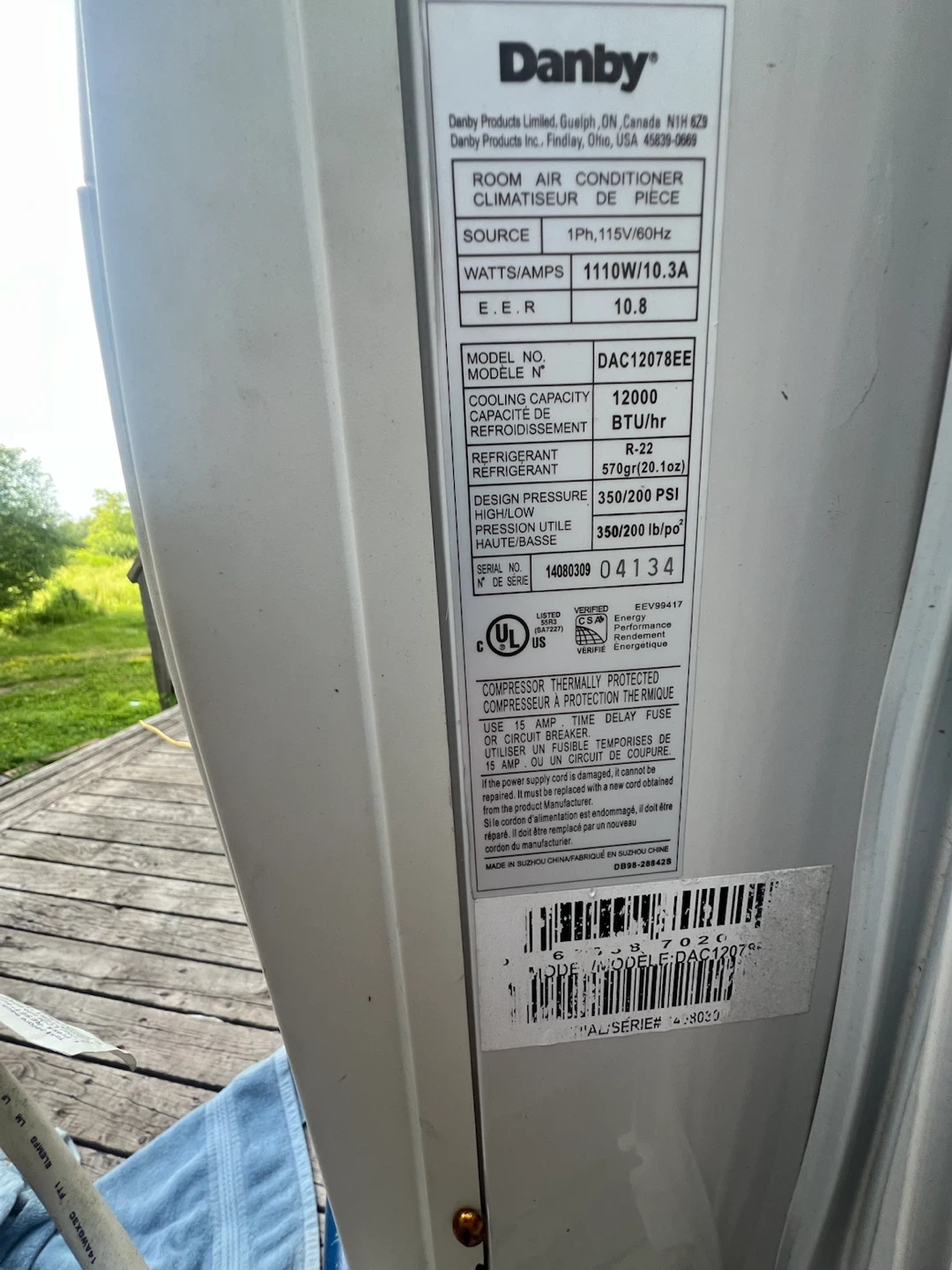 Danby 12000 BTU Window Air Conditioner - photo 2