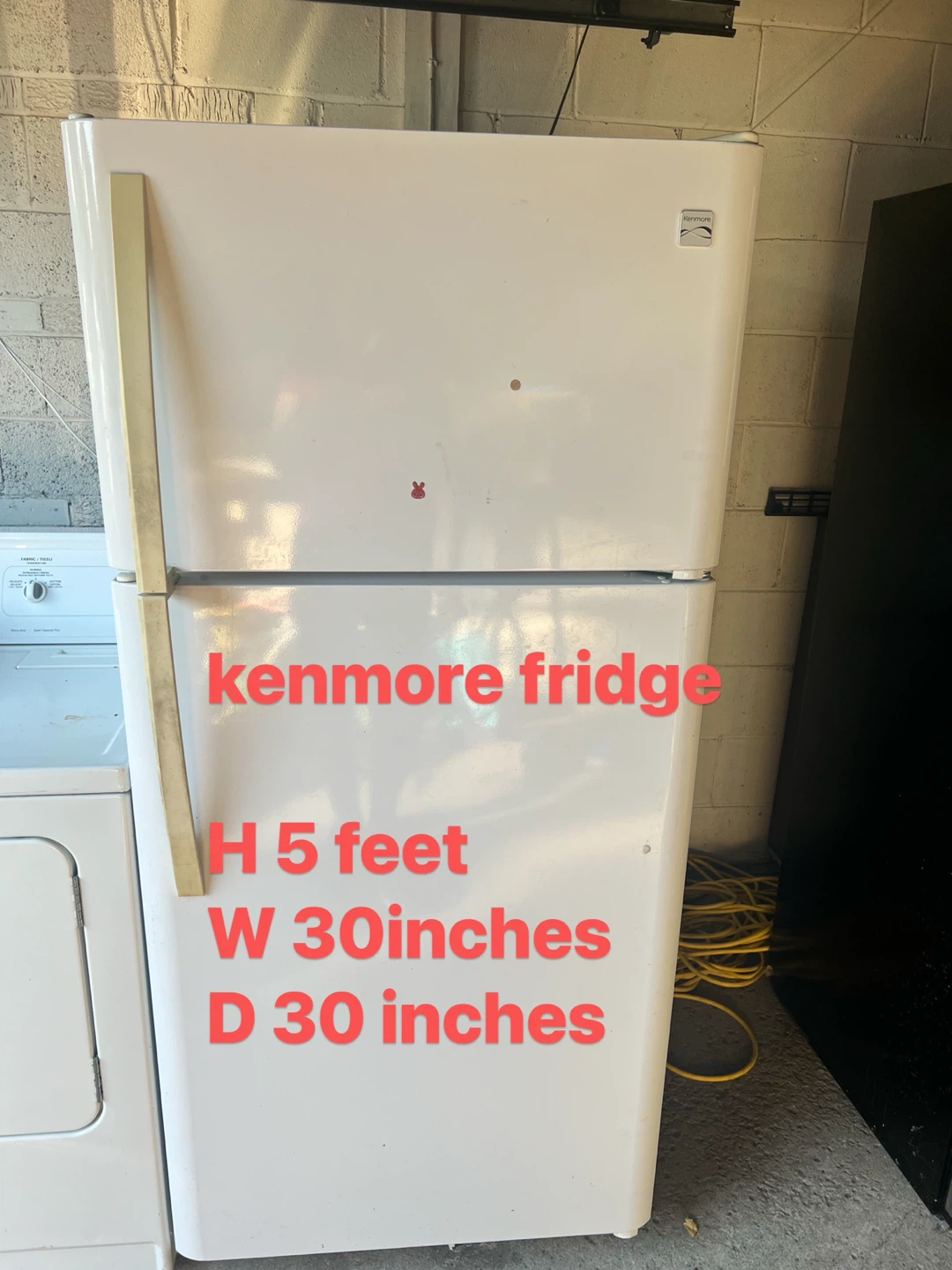 Good condition Kenmore fridge $180