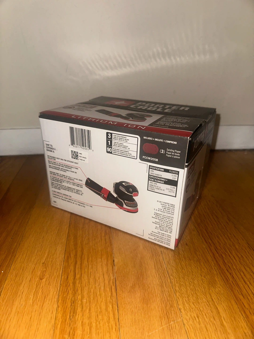 Porter-Cable 20V MAX Li-Ion 5" Random Orbital Sander - photo 3