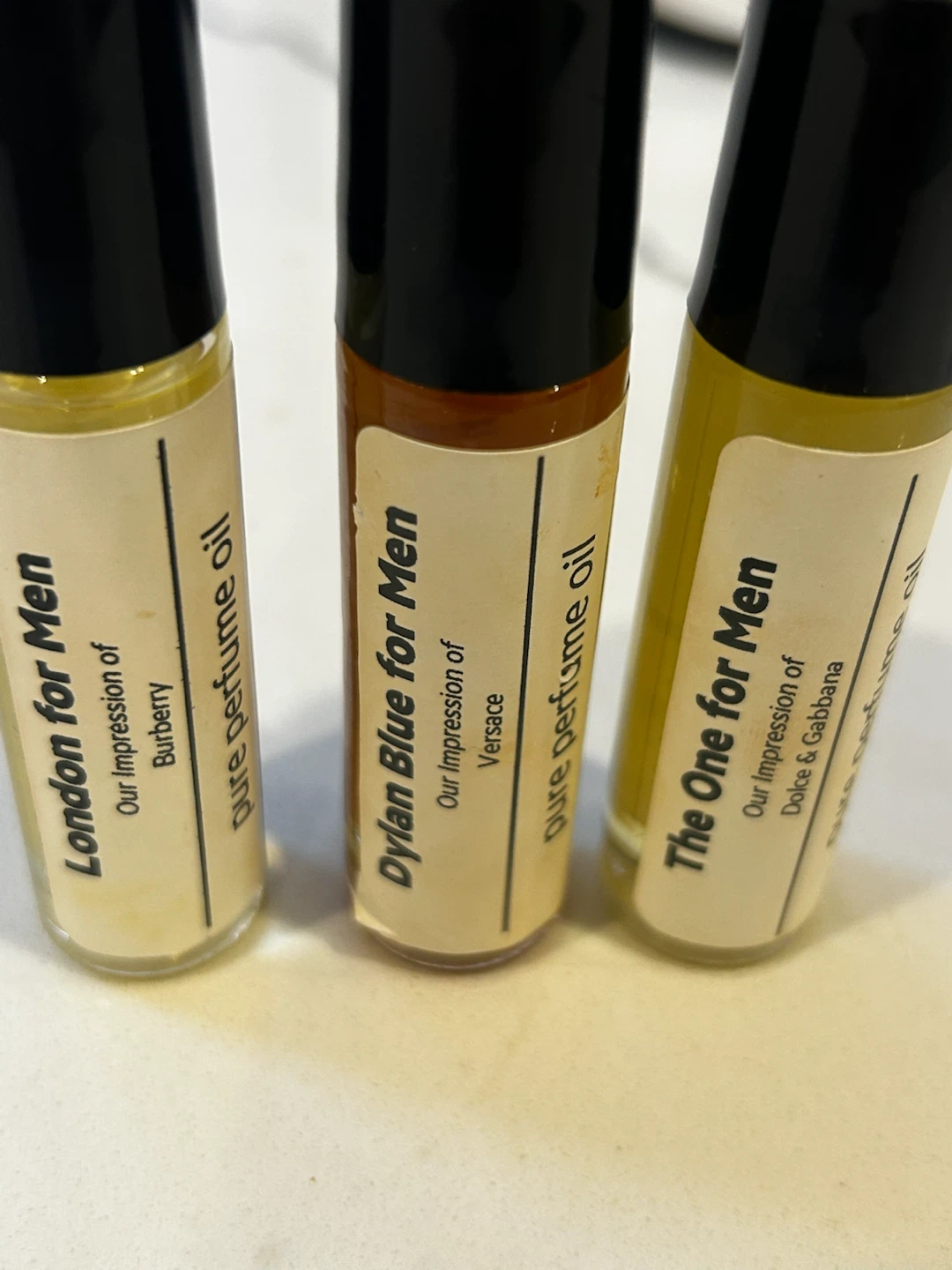 Pure Perfume Oil Roller Set for Men