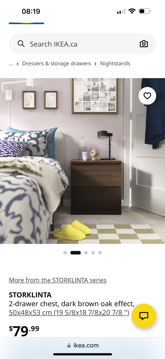 IKEA STORKLINTA 2-drawer chest- $85 for 2 - photo 3