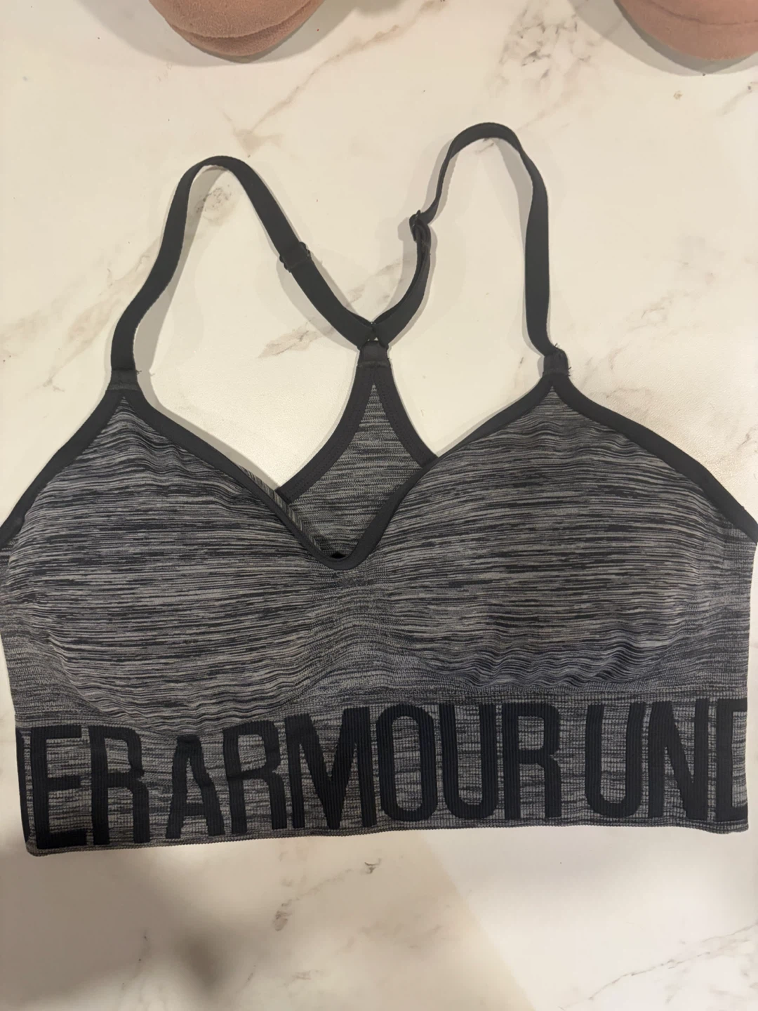 Under Armour Sports Bra - Grey Heather