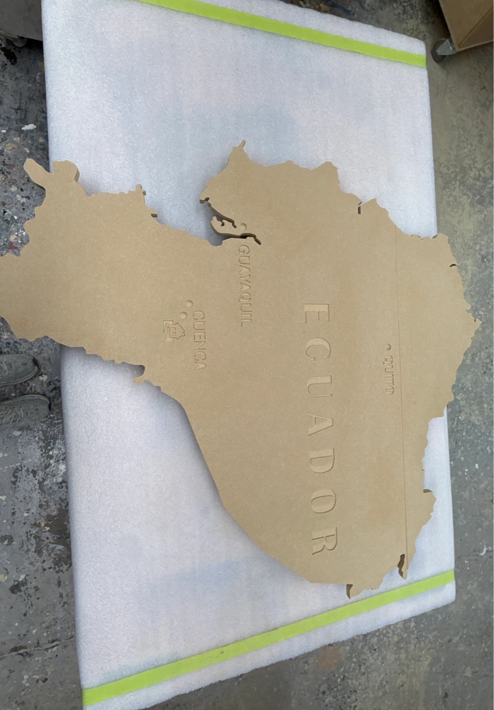 Countries Map Wall Art