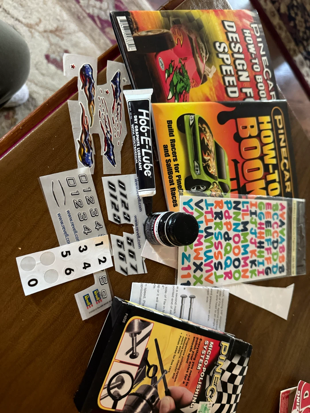 Pine-Car How-To Books & Sticker Sheets