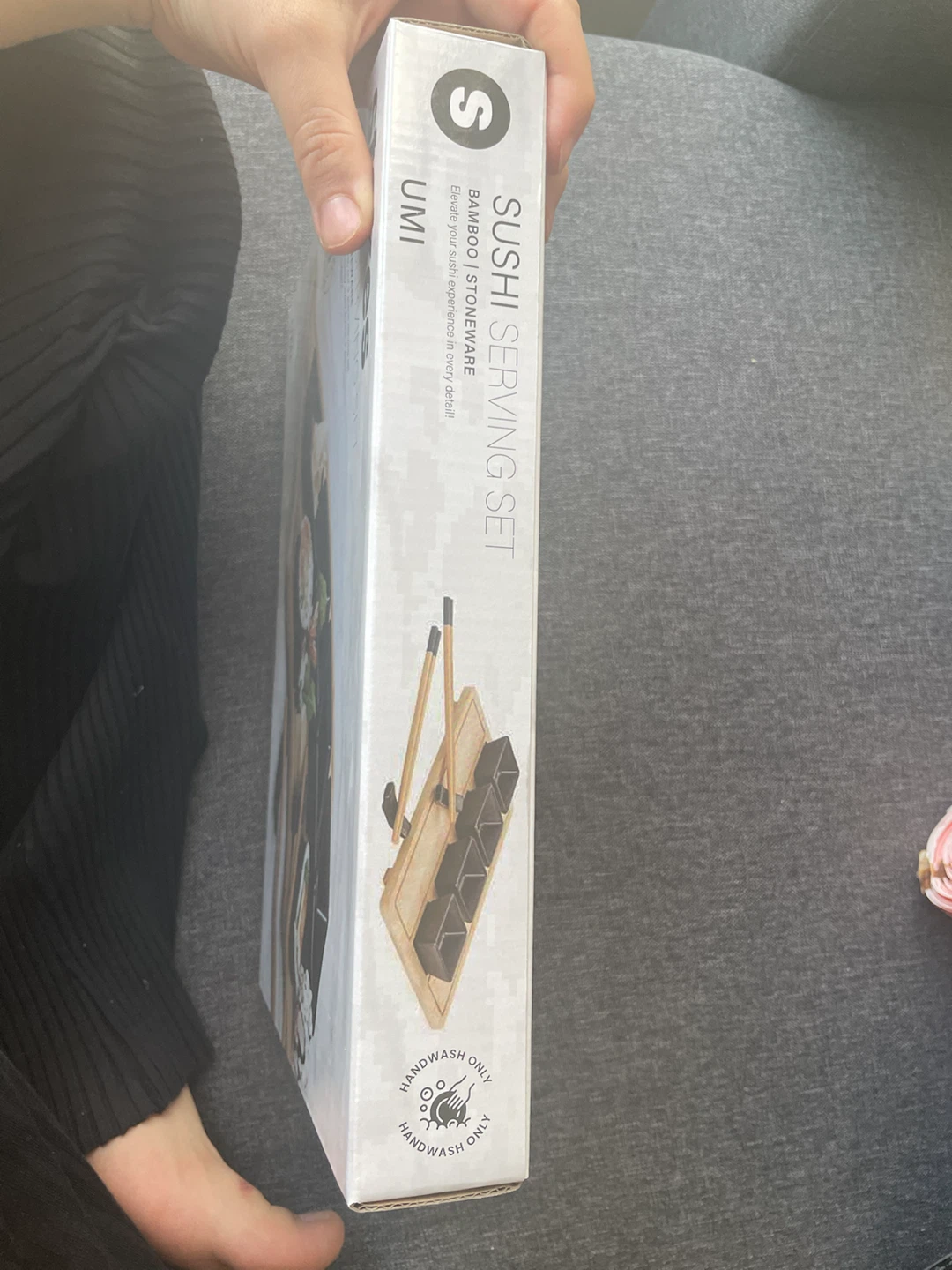 Stokes Sushi Serving Set Bamboo Stoneware 8 Piece - photo 2