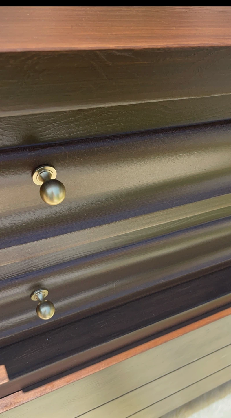 Restored United Furniture- 5 drawers tall boy dresser - photo 5