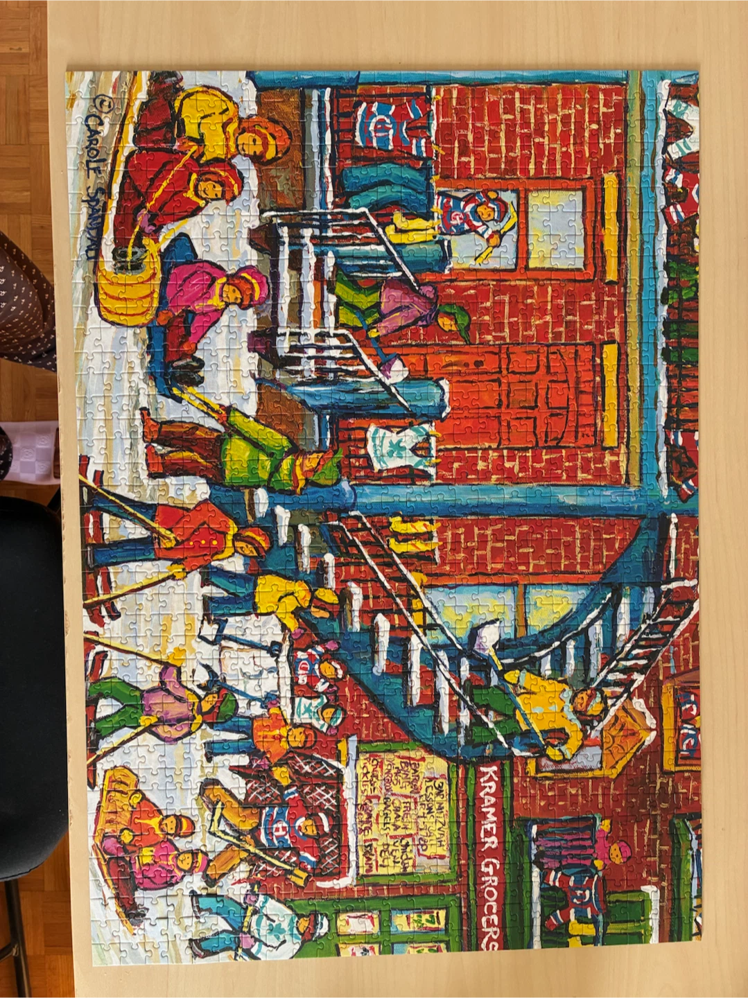 Trefl "Winter Scene" 1000 Piece Jigsaw Puzzle by Carole Spandau