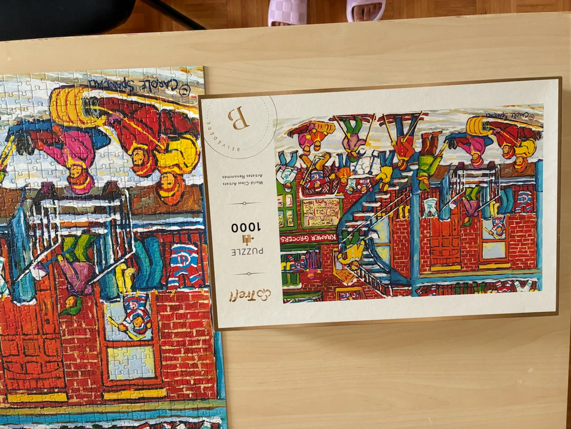 Trefl "Winter Scene" 1000 Piece Jigsaw Puzzle by Carole Spandau - photo 2