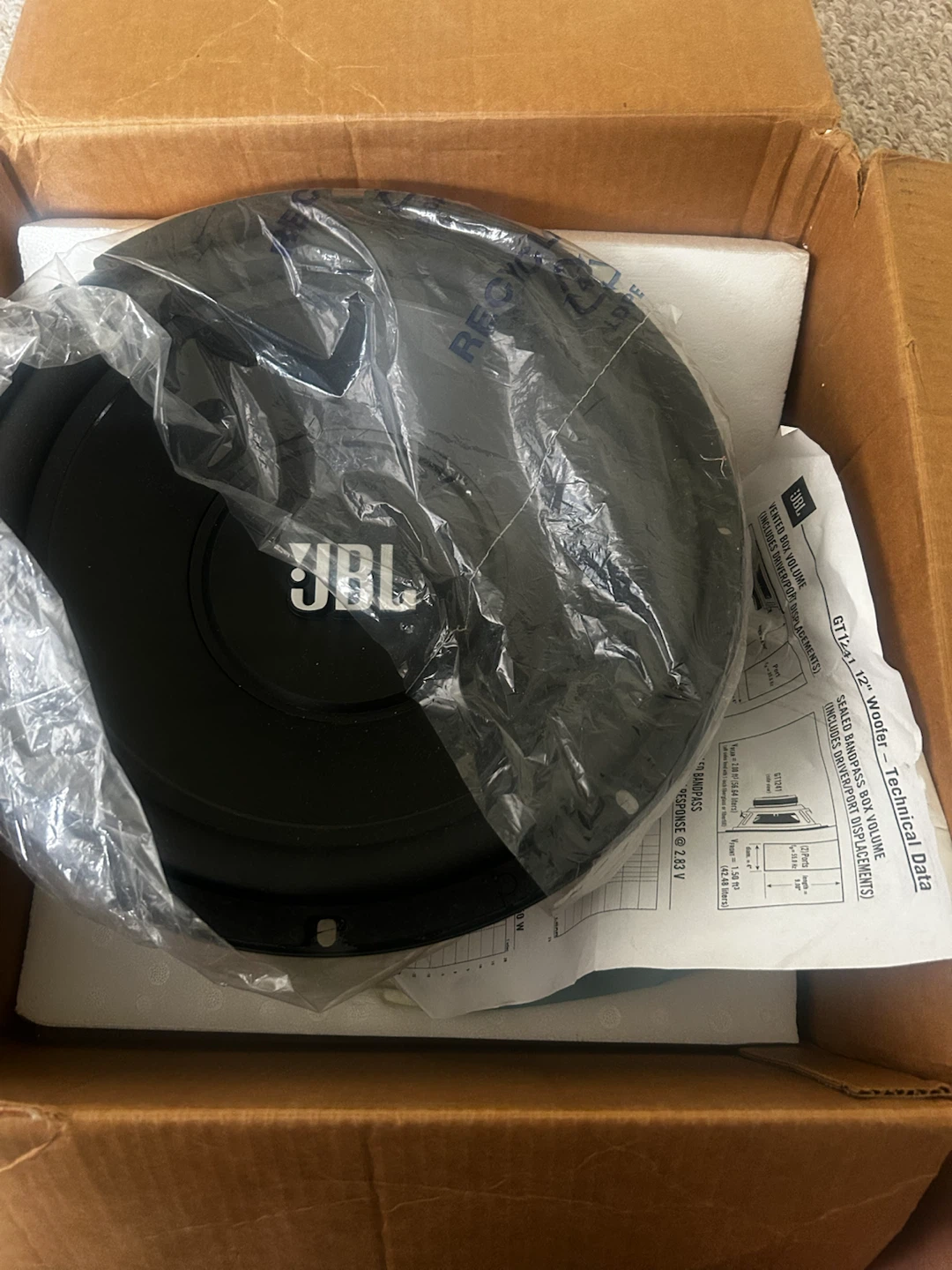 JBL GT1241 12" Subwoofer Speaker Automotive - photo 2